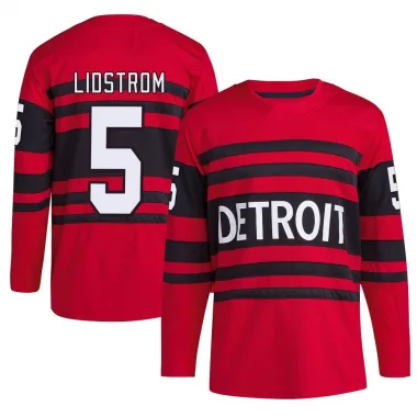 NICKLAS LIDSTROM Detroit Red Wings 2011 REEBOK Throwback Home NHL Jersey -  Custom Throwback Jerseys